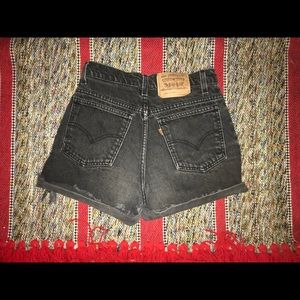 Levi 850 Shorts Black